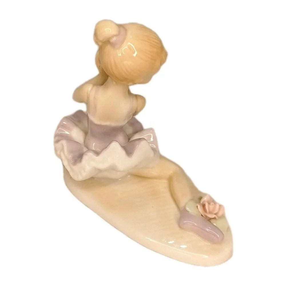 Vintage Porcelain Ballerina Figurine 5” #2 (The Aspen Gallery Collection)